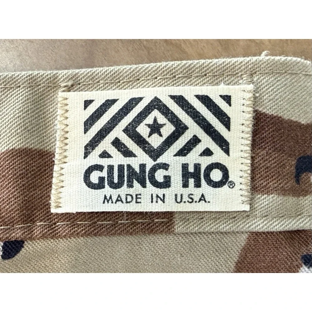 Vintage Gung Ho Desert Camouflage Outdoor Pants Men's Size 36x34.5 RN 25052 USA